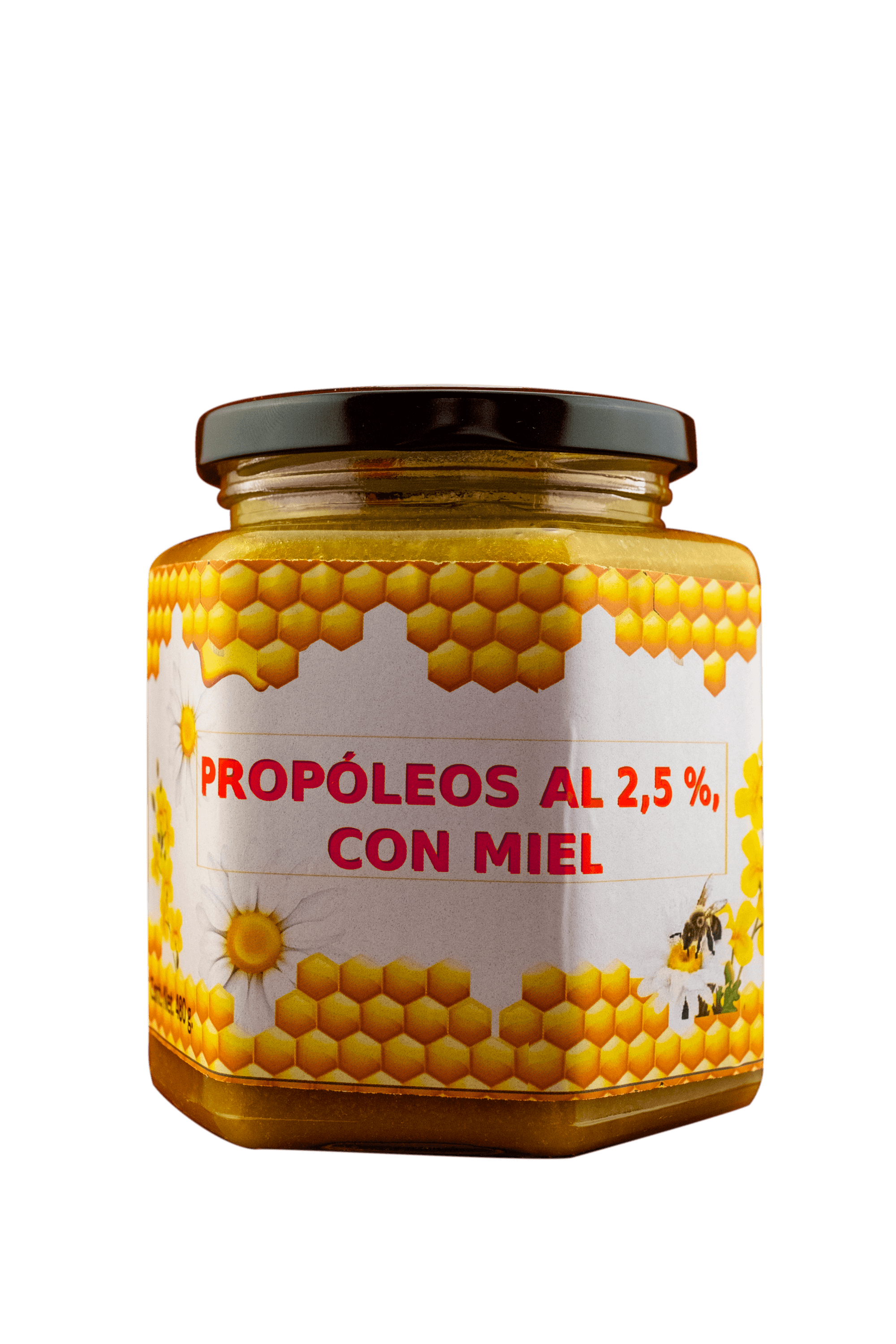 Propóleos al 2,5% con Miel